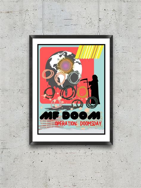 MF DOOM Operation Doomsday Album Art Print - Etsy