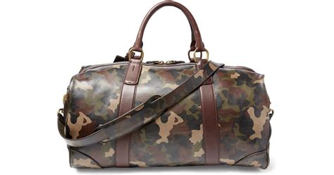 Mens Polo Leather Duffle Bag