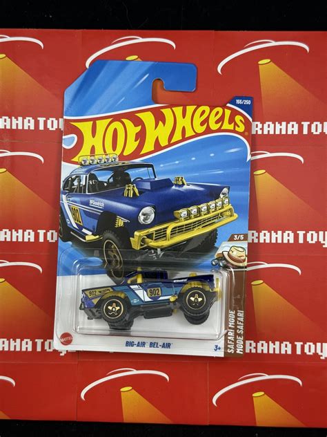 Big Air Bel Air Blue Safari Hot Wheels Case M Grana Toys