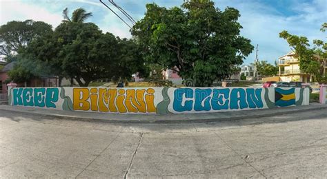 Murals in Alice Town,Bimini, Bahamas Editorial Photo - Image of bahamas, artistic: 279371506