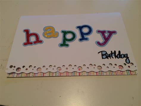 Colorful birthday card