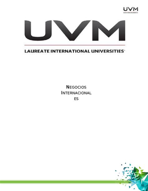 U5 Análisis de caso Tarea de blackboard NEGOCIOS INTERNACIONAL ES