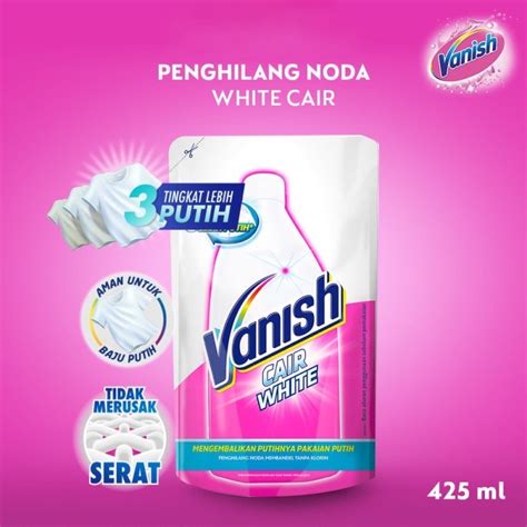 Jual Vanish Cair White Liquid Refill Penghilang Noda Pakaian Putih