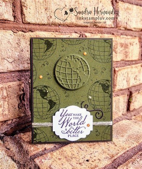 Earth Day Luv Stamp Blog Hop Ink Stamp Luv Blog Hop Card