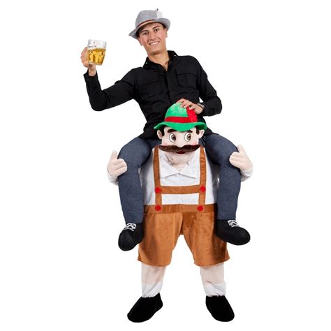 Mens Carry Me Adult Fancy Dress Mascot Costume Stag Party Novelty Fun