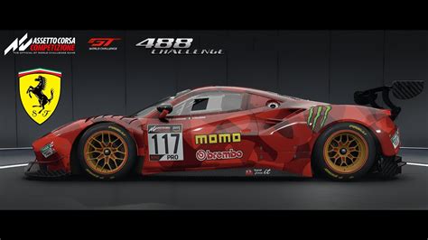 ACC Ferrari 488 EVO Custom Livery YouTube