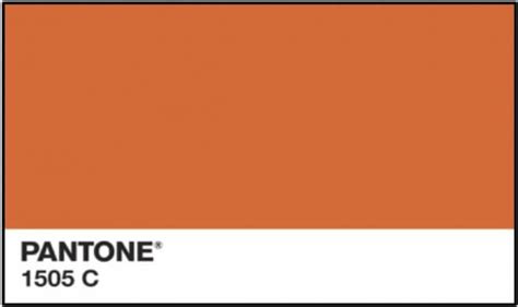 An Image Of An Orange Pantone Color Swatch Labeled Pantone C