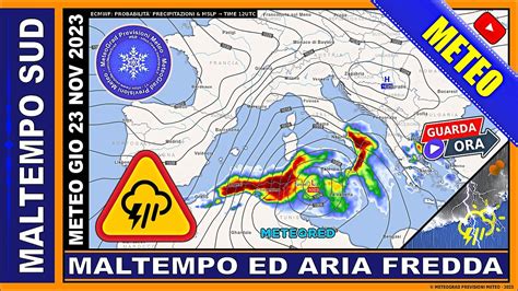 METEO Persiste Il Maltempo Al Sud Con Aria Fredda Previsioni