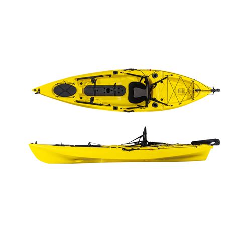 Cheap Plastic Rowing Boat 10FT PRO Fishing Kayak Single Person With