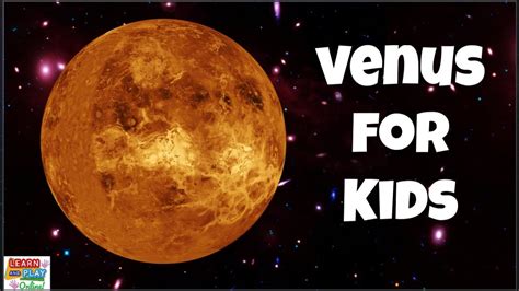 The Planet Venus For Kids Youtube