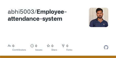 GitHub - abhi5003/Employee-attendance-system