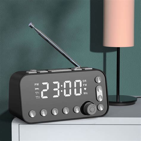 A1 Digital Desktop Alarm Clock Dual Usb Charging Port Dab Fm Broadcasting Radio Ebay