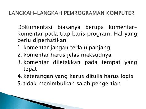 Dasar Dasar Pemrograman Ppt