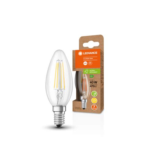 Osram Ledvance Led Filament Kerze B Klar Superior W