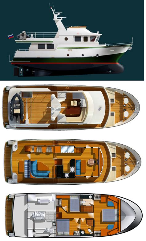 Layout Bearing 55 Liveaboard Boats Yacht Boat Trawler Boats