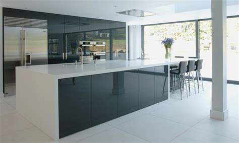 Modern Acrylics High Gloss Kitchen Cabinets Retail Display Modern