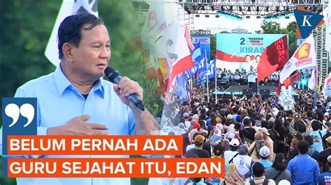 Sedih Dikasih Nilai 11 Dari 100 Prabowo Belum Pernah Ada Guru Sejahat