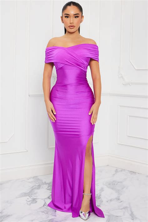 Ignore The Romance Maxi Dress Purple Fashion Nova Dresses