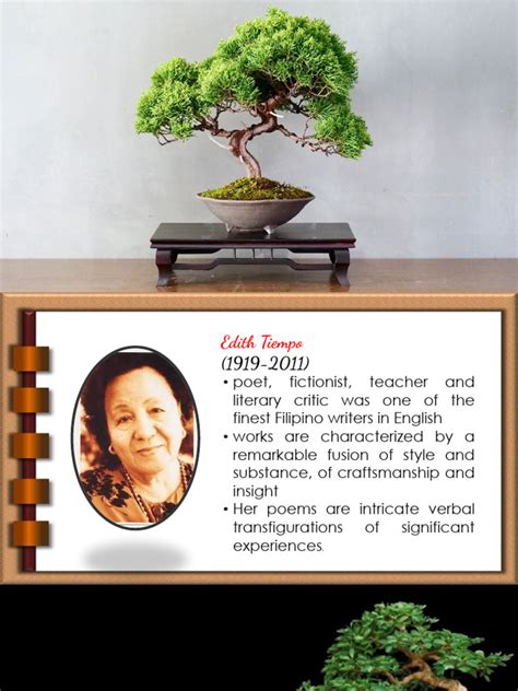 Cpel Week 8 The Bonsai By Edith Tiempo Pdf Poetry Human Communication