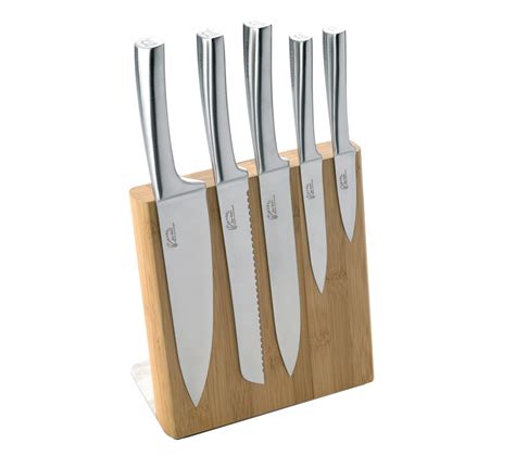 Bloc Bambou 5 Couteaux Météor Toute l offre ustensile de cusine BUT