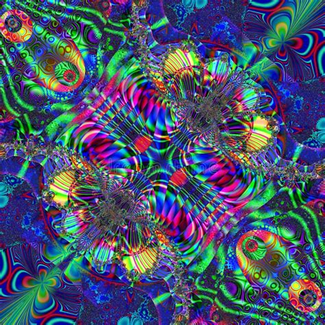 Psychedelic Art Fractal Art Pattern Purple Picture Image 135689320