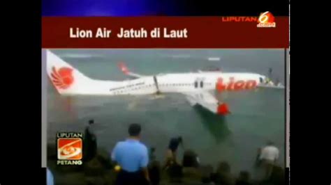 Lion Air Jatuh Ke Laut Di Bali Indonesia Lion Air Tragedy At Bali