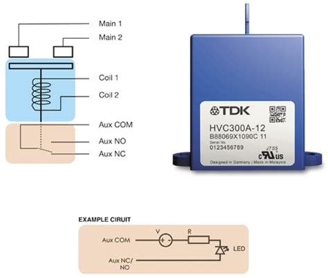 Hvc高電圧コンタクタ Epcos Tdk Mouser
