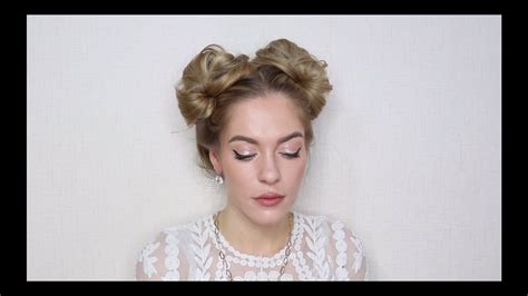 Easiest Way To Make Space Buns Without Bobby Pins САМЫЙ ПРОСТОЙ СПОСОБ СДЕЛАТЬ 2 ГУЛЬКИ Youtube