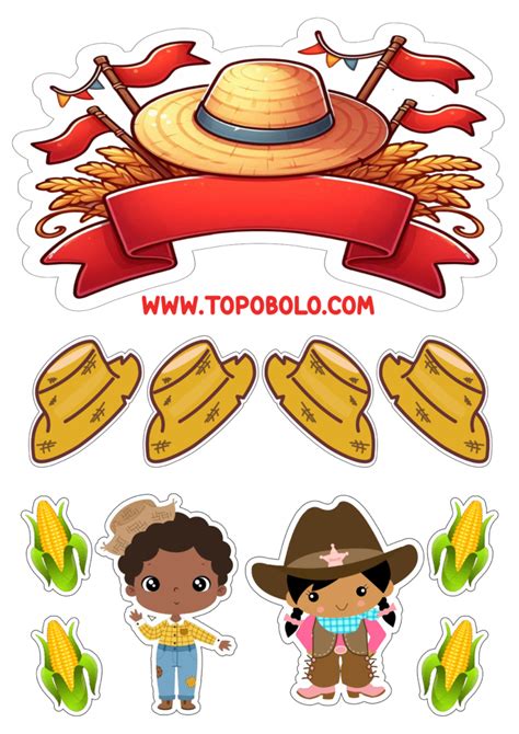 Pack De Imagens Para Festa Junina Desenho Simples Cartoon Milho