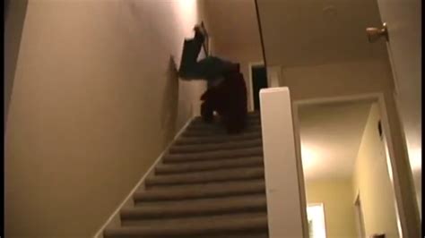 People Falling Down Stairs Gif