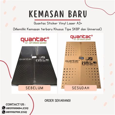 Jual Paket Campur Murah Sticker Vinyl QUANTAC Bisa Campur Glossy Matte