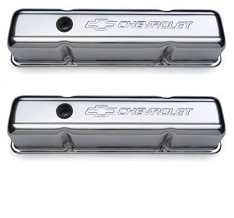 Proform Pr141 101 Chevrolet And Bowtie Emblem Valve Covers Tall No Ba Engine Master