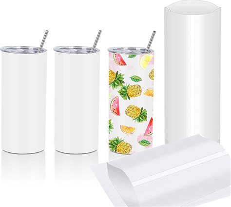 Htvront Pack Oz Sublimation Tumblers Skinny Straight Off