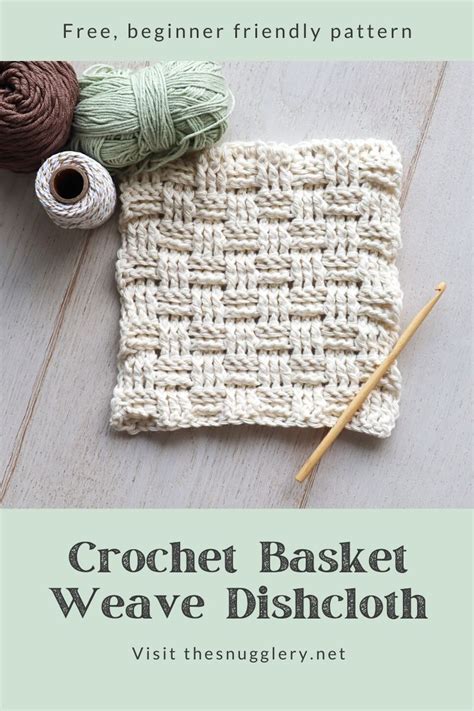 How To Crochet The Basket Weave Stitch Plus Free Pattern The Snugglery