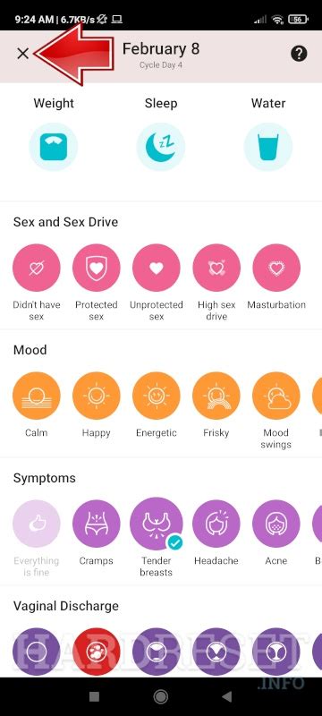 How To Log Your Symptoms In Flo Ovulation Period Tracker How To