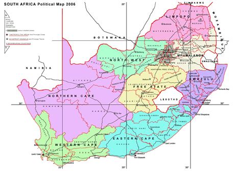 South Africa Maps Printable Maps Of South Africa For Download