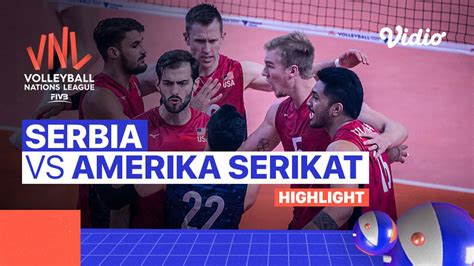 Match Highlights Serbia Vs Amerika Serikat Men S Volleyball Nations