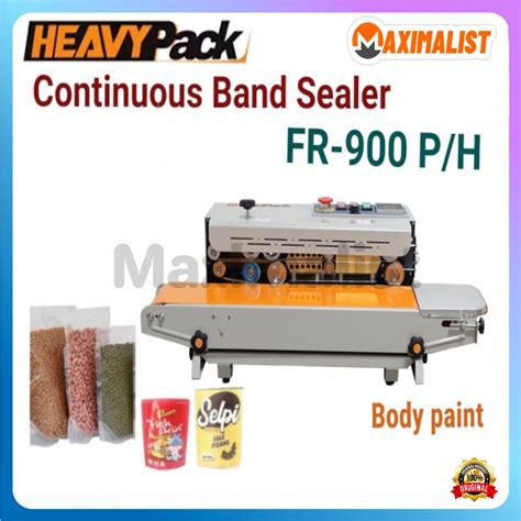 Jual Continuous Band Sealer Mesin Segel Plastik FR 900PH HEAVYPACK