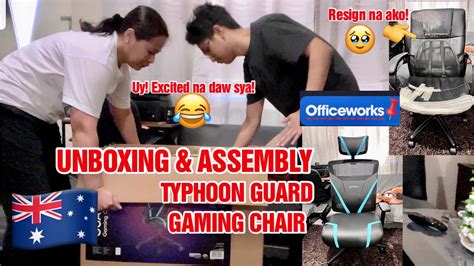 Unboxing And Assembly Gaming Chair Sa Wakas Napalitan Na Ang Lumang