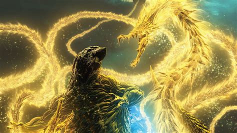 Godzilla Earth and King Ghidorah (anime trilogy) vs. Kevin Kaslana (Honkai Impact 3rd ...