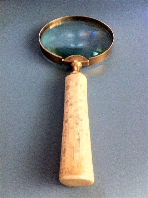 Sale Large Magnifying Glass Antique 19thc By Radarvintage On Etsy