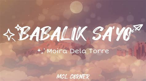 Babalik Sayo Moira Dela Torre Lyrics Guitar Chords 2 Good 2 Be