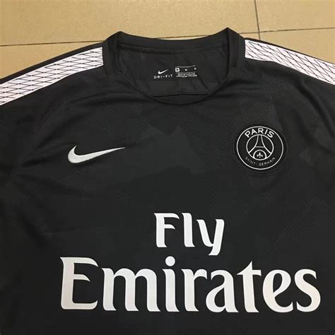 Camisa Oficial Nova Do Psg Preta 3° Uniforme 20172018 G R 15000 Em