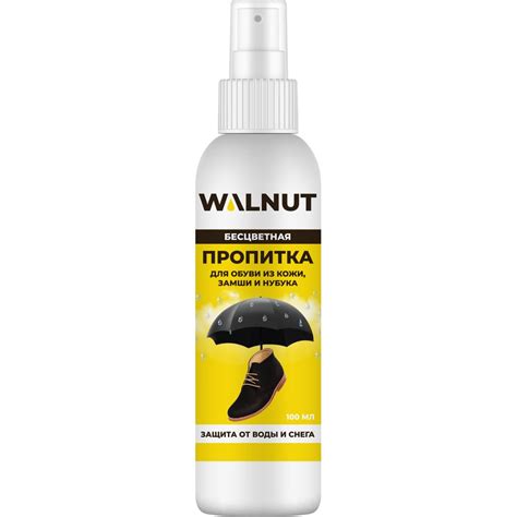 Пропитка для обуви WALNUT прозрачная, 100 мл WLN0346 - выгодная цена ...