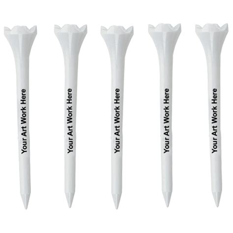 Custom Logo Imprinted Golf Tee Packs Golf Tees