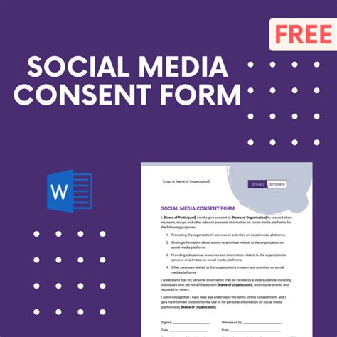 Social Media Consent Form