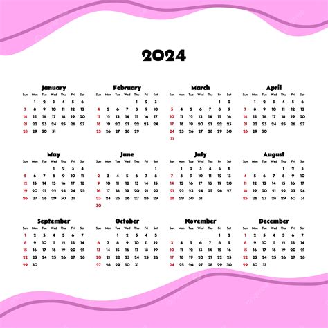 Calendario 2024 Simple Morado Png Dibujos 2024 Calendario Nbkomputer