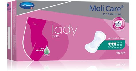 Hartmann MoliCare Lady Pad 3 Drops Serviettes D Incontinence Notino Be