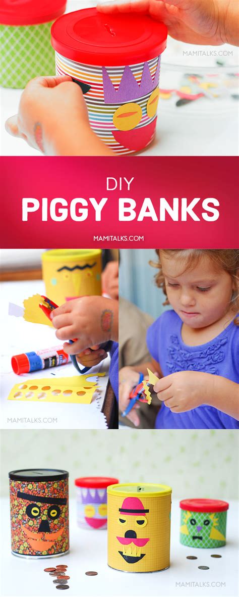 DIY Piggy Banks for Kids to make! - Mami Talks™