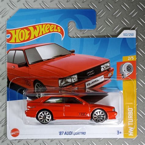 Hot Wheels 87 Audi Quattro Rare Collectible Miniature Model 1 64 Scale